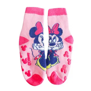Ellepi Αντιολισθητικά καλτσάκια Disney Baby Minnie Mouse Ροζ | Εσώρουχα - Κάλτσες- Kαλσόν στο Fatsules