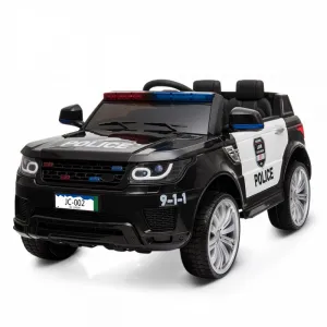 Ηλεκτροκίνητο αυτοκίνητο Cangaroo Περιπολικό 12V BO Squad Black JC002 | Παιδικά παιχνίδια στο Fatsules