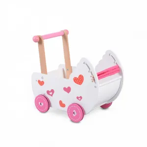 Ξύλινο καροτσάκι για κούκλες Cangaroo Moni Toys Wooden doll stroller | Παιδικά παιχνίδια στο Fatsules