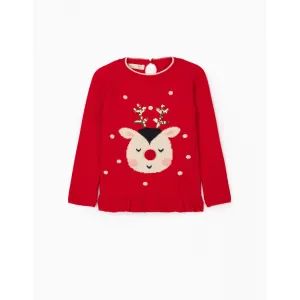 Zippy μπλουζάκι πλεκτό 'Reindeer' - Κόκκινο | Μπλουζάκια στο Fatsules
