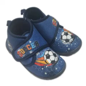 Παιδικά παντοφλάκια Ποδόσφαιρο Μπλε | Παιδικά παπούτσια στο Fatsules