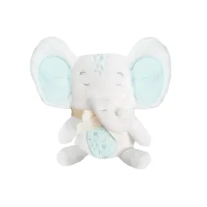 Κουβέρτα αγκαλιάς & λίκνου 3D Kikka Boo Elephant Time 75x100cm White | Κουβερτούλες στο Fatsules