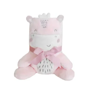 Κουβέρτα αγκαλιάς & λίκνου 3D Kikka Boo Hippo Dreams 75x100cm Pink | Κουβερτούλες στο Fatsules