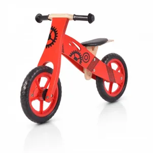Ξύλινο ποδηλατάκι ισορροπίας Cangaroo Moni Toys Wooden balance bike Red | Παιδικά παιχνίδια στο Fatsules