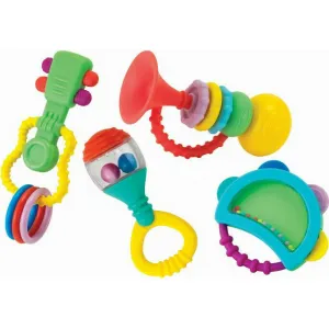 Παιχνίδι δραστηριοτήτων-σετ μασητικών Infantino Baby's 1st Teethe & Play Music Set | Βρεφικές Κουδουνίστρες - Μασητικά στο Fatsules
