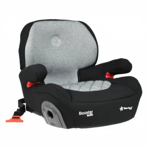 Κάθισμα αυτοκινήτου Booster Bebe Stars Isofix Black + Δώρο αμβλυγώνιος καθρέπτης  και σετ 2 ηλιοπροστασίες | Παιδικά Καθίσματα Αυτοκινήτου 15-36 κιλά // 4-12 ετών στο Fatsules