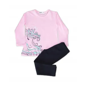 NEK Kids Wear Παιδικό σετ μπλούζα μακό και κολάν Ροζ | NEK Ανοιξη/Καλοκαίρι 2022 στο Fatsules