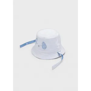 Mayoral Καπέλο διπλής όψης Λευκό-Γαλάζιο | Καπέλα στο Fatsules