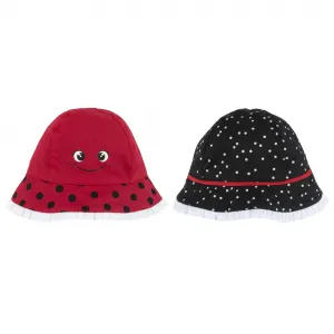 Chicco Καπέλο διπλής όψης "Smiley Face" Κόκκινο-Μαύρο | Καπέλα στο Fatsules