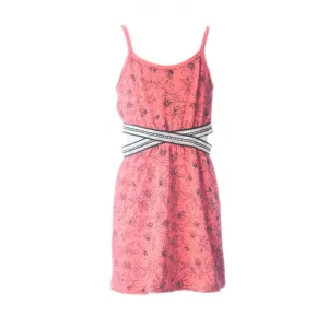 Joyce Φόρεμα με όμορφο σχέδιο στη μέση Φλοράλ Έντονο Ροζ | Φορέματα στο Fatsules