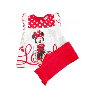 Disney Baby Minnie Mouse Βρεφικό σύνολο-σετ Ellepi Κόκκινο | Βρεφικά Ρούχα - Όλα τα προιόντα στο Fatsules