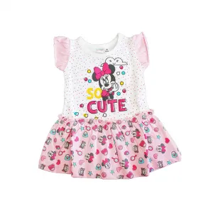 Disney Baby Minnie Mouse Βρεφικό φόρεμα So Cute Ellepi Ροζ | Βρεφικά 0-36 Μηνών στο Fatsules