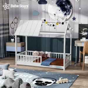 Κρεβάτι Bebe Stars Sky Montessori + Δώρο φωλιά χαλάκι δραστηριοτήτων αξίας 70€ | Παιδικά Κρεβάτια Montessori στο Fatsules