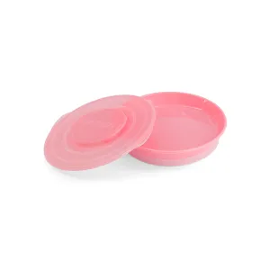 Πιάτο αντιολισθητικό Twistshake 6+Μηνών Pastel Pink | Βρεφανάπτυξη στο Fatsules