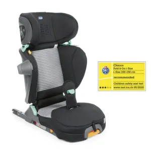 Αναδιπλούμενο κάθισμα αυτοκινήτου Chicco Fold & Go i-Size Air 100-150cm Black 3+ | Παιδικά Καθίσματα Αυτοκινήτου στο Fatsules