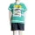 Joyce σετ μπλούζα με υφασμάτινο σορτσάκι 'Save our sea' Βεραμάν Μπλε |  Καλοκαιρινά Σύνολα για αγόρι - Σετ Μακό Κοντομάνικα για αγόρι - Σετ Μακό αμάνικα για αγόρι - Σετ μπλούζα και βερμούδα για αγόρι. στο Fatsules