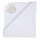 Chicco Βρεφικό μπουρνούζι 'Αρκουδάκι' 76x76cm Λευκό Γαλάζιο | Σετ πετσέτες - Μπουρνουζάκια στο Fatsules