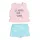 NEK Kids Wear Παιδικό σετ σορτς με μπλουζάκι 'More Summer' Ροζ Τιρκουάζ | Σύνολα - Σετ στο Fatsules
