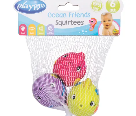 Παιχνίδι μπάνιου Playgro Ocean Friends Squirtees | Παιδικά παιχνίδια στο Fatsules