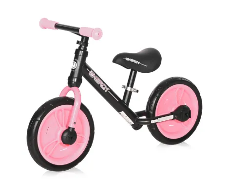 Παιδικό ποδήλατο ισορροπίας Lorelli Energy 2 σε 1 Black & Pink | Ποδήλατα ισορροπίας στο Fatsules