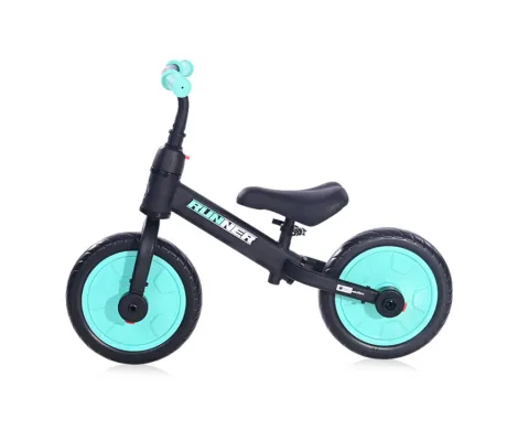Παιδικό ποδήλατο ισορροπίας Lorelli Runner 2 σε 1 Black & Turquoise | Ποδήλατα ισορροπίας στο Fatsules