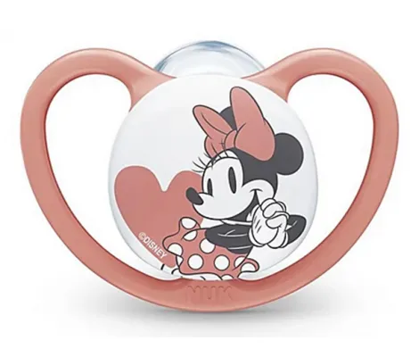 Πιπίλα Σιλικόνης NUK Space Disney Mickey 18-36 Μηνών Ροζ | Βρεφανάπτυξη στο Fatsules