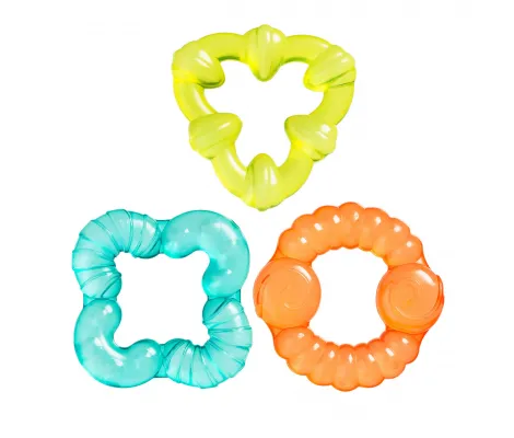 Δροσιστικός κρίκος οδοντοφυΐας Playgro Bumpy Gums Water Teethers 3 τεμ. | Παιδικά παιχνίδια στο Fatsules
