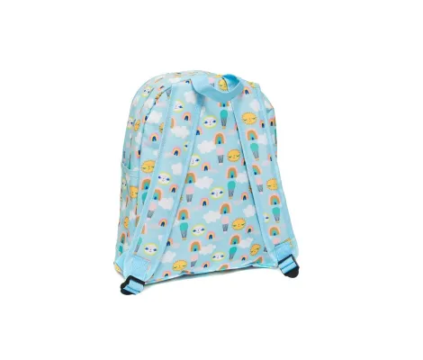 Σχολική τσάντα πλάτης Petit Monkey – Backpack Balloons Blue | Σχολικές Τσάντες Πλάτης  στο Fatsules