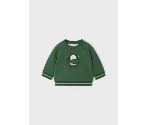 Mayoral Μπλούζα φούτερ με στάμπα "Cool" Πράσινο | Βρεφικά μπλουζάκια-πουλόβερ στο Fatsules