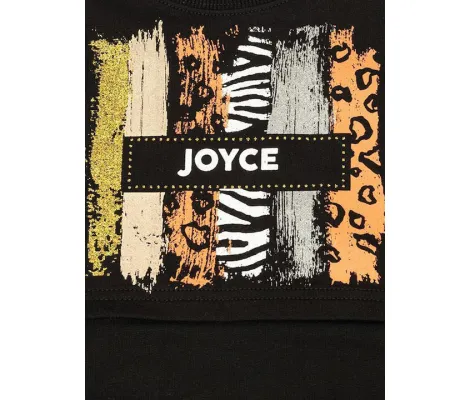 Joyce φόρεμα φούτερ Wild Μαύρο | Φορέματα στο Fatsules