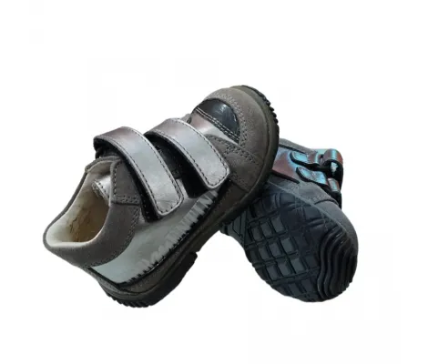 Δερμάτινα σπορ παπούτσια με βέλκρο Ασημί Formentini | ΤΕΛΕΥΤΑΙΑ ΤΕΜΑΧΙΑ -70% στο Fatsules