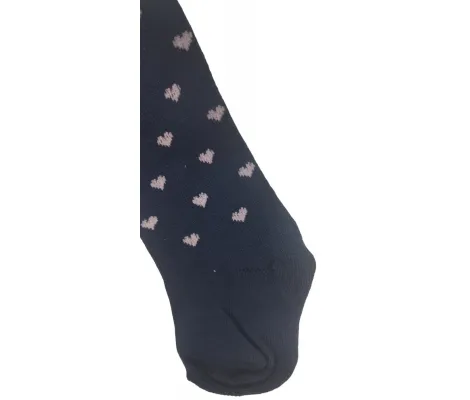 Βρεφικό καλσόν ρόζ Καρδούλες Μπλε | Βρεφικά καπέλα - Βρεφικές κορδέλες - τσιμπιδάκια - Βρεφικές κάλτσες - καλσόν - σκουφάκια - γαντάκια για μωρά στο Fatsules