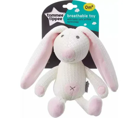 Μαλακό κουκλάκι από διαπνέον υλικό Tommee Tippee Betty the Rabbit για Νεογέννητα | Μαλακά-Κρεμαστά Παιχνίδια στο Fatsules
