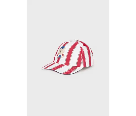 Mayoral Καπέλο σταμπωτό κόκκινο | Mayoral Summer 2023 στο Fatsules