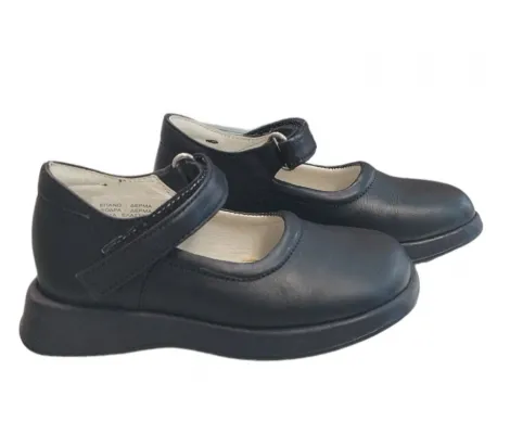 Δερμάτινες Μπαλαρίνες με μπαρέτα Μαύρο Dambo | Shoes winter 2022 στο Fatsules