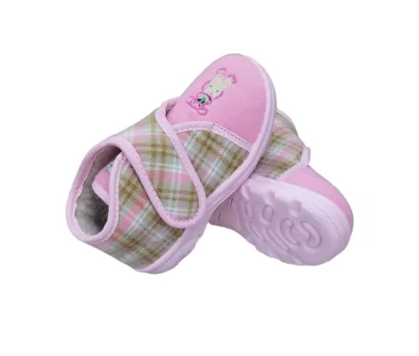 Παντοφλάκια Μποτάκια τσόχινα Ροζ καρό Formentini | Παιδικά Ρούχα - Παπούτσια στο Fatsules