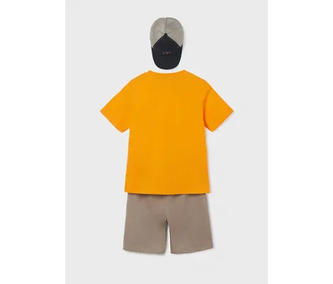Mayoral Σετ μακό καπέλο κίτρινο πορτοκαλί | Mayoral Summer 2023 – 2 στο Fatsules
