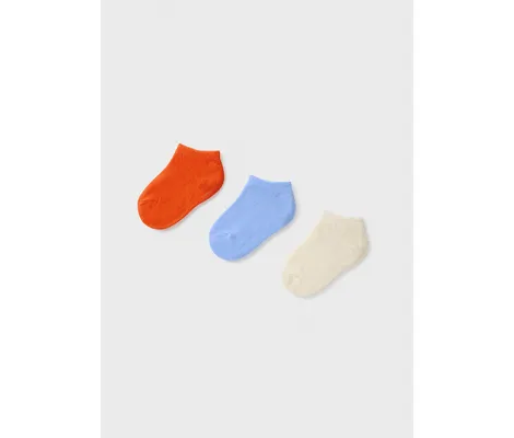 Mayoral Σετ 3 κάλτσες απλές πορτοκαλί | Βρεφικά καπέλα - Βρεφικές κορδέλες - τσιμπιδάκια - Βρεφικές κάλτσες - καλσόν - σκουφάκια - γαντάκια για μωρά στο Fatsules