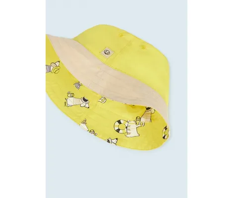 Mayoral Καπέλο δυο όψεων κίτρινο | Mayoral Summer 2023 – 2 στο Fatsules