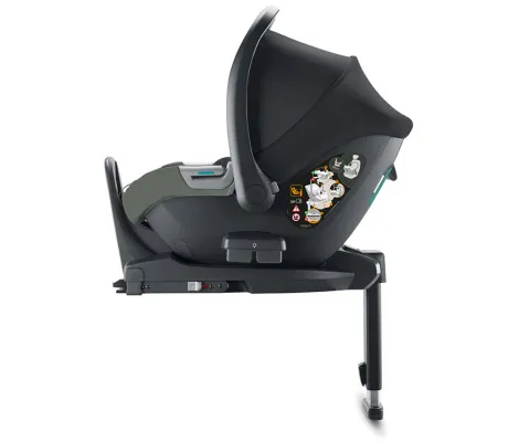 Σύστημα μεταφοράς Aptica XT Quattro χρώμα Horizon Grey με σκελετό Black και παιδικό κάθισμα αυτοκινήτου Darwin | Πολυκαρότσια 3 σε 1 στο Fatsules