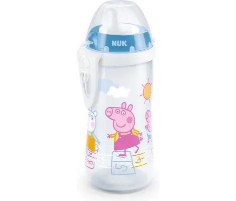 NUK Παγούρι Kiddy Cup Peppa Pig με Ρύγχος 12m+ 300ml | Θερμός υγρών και παγουρίνα στο Fatsules