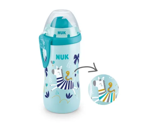 NUK Παγούρι Flexi Cup που Αλλάζει Χρώμα 12m+ 300ml | Θερμός υγρών και παγουρίνα στο Fatsules
