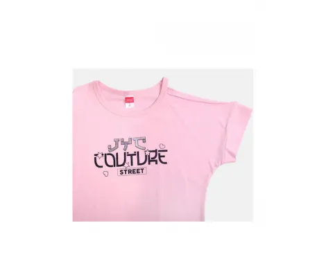 Joyce Παιδικό Σετ με ποδηλατικό κολάν 'Couture Street' Ροζ Μπλε | Σύνολα - Σετ στο Fatsules