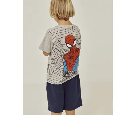 Spiderman Zippy Παιδικό μπλουζάκι κοντομάνικο Γκρι | Μπλουζάκια - Πουλόβερ στο Fatsules