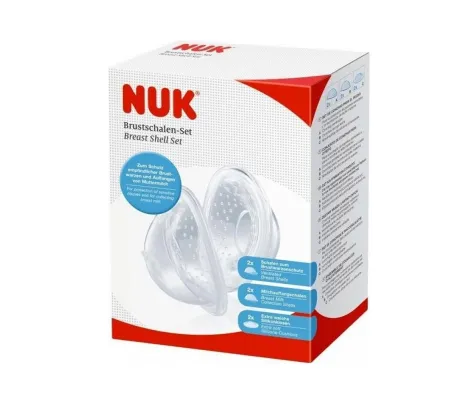 Nuk Breast Shell Set Σετ Καλυμμάτων Στήθους 2τμχ | Θηλασμός στο Fatsules