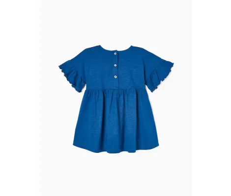 Zippy Παιδικό μπλουζάκι με βολάν Μπλε | Zippy Ανοιξη Καλοκαιρι 2023 στο Fatsules