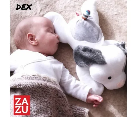 DEX Σκυλάκι Νανουρίσματος με Χτύπους Καρδιάς Λευκούς Ήχους ZAZU | Λευκοί ήχοι - Προτζέκτορες στο Fatsules