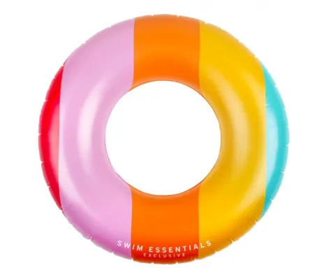 Swim Essentials: Σωσίβιο ⌀90εκ. "Rainbow" για παιδιά από 6+ ετών | Σωσίβια στο Fatsules