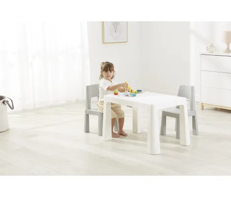 Παιδικό τραπεζάκι με 2 καρέκλες Neo White Grey FreeOn | Παιχνίδια Κήπου - Εξωτερικού χώρου στο Fatsules