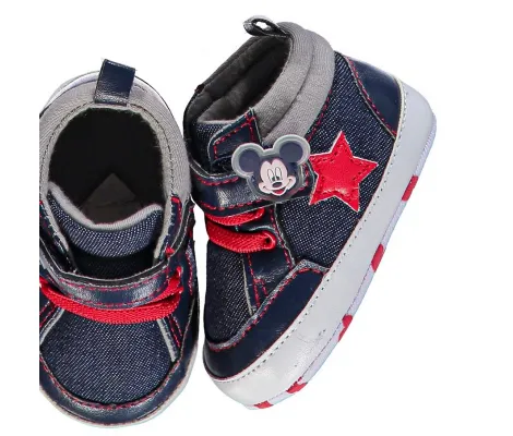 Disney Mickey Mouse Ellepi βρεφικά παπούτσια Μπλε Κόκκινο | Παπούτσια Αγκαλιάς στο Fatsules
